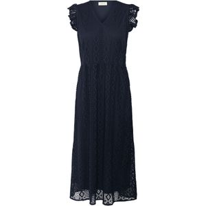 Cream Jurk 'Danika '  navy