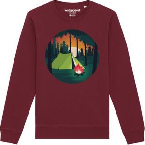 Watapparel Sweatshirt 'Zelten'  gemengde kleuren / bordeaux