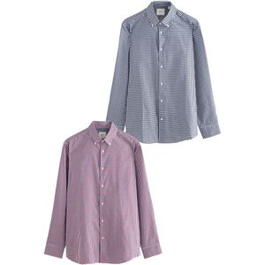 Next Overhemd  navy / rood / wit