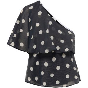 JDY Top 'JDYFAY'  zwart / wit