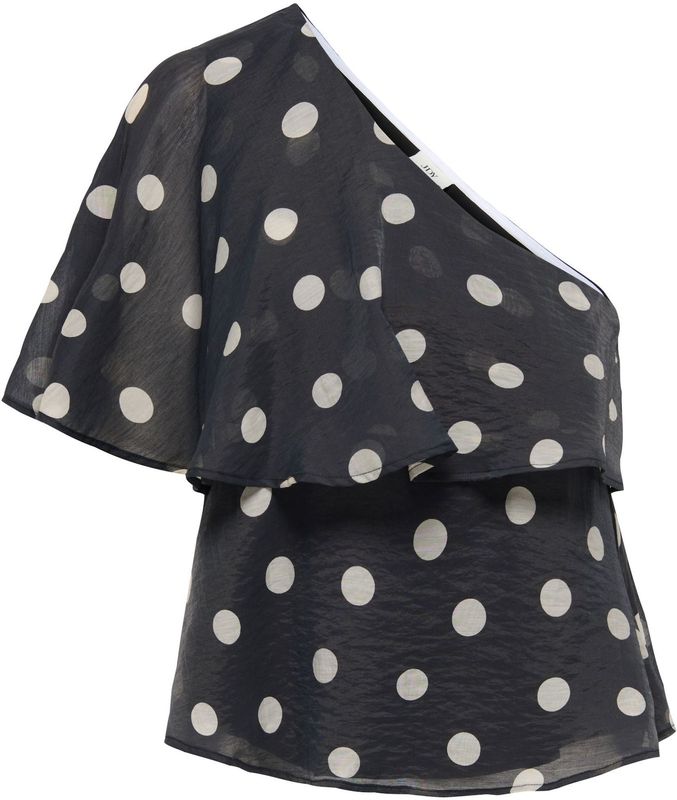 JDY Top 'JDYFAY'  zwart / wit