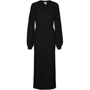 Awangalina - Lange Jurk - Gebreid - Enkel Lengte - Relaxed Fit