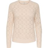 Jacqueline de Yong - Jdyamanda Life O-neck - Trui - Whitecap Gray - Dames