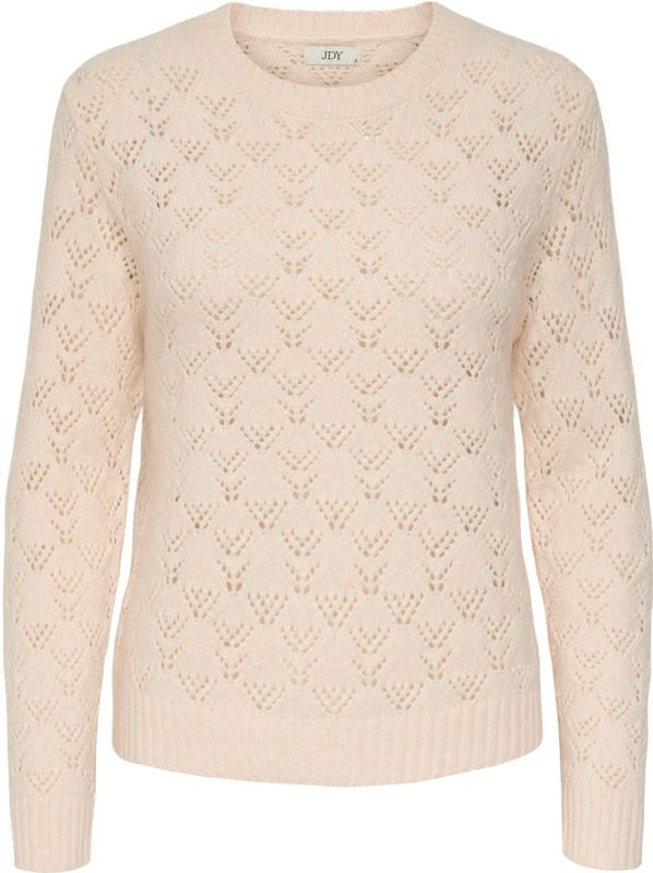 Jacqueline de Yong - Jdyamanda Life O-neck - Trui - Whitecap Gray - Dames