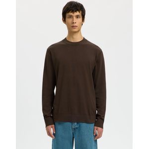 SELECTED Trui  donkerbruin