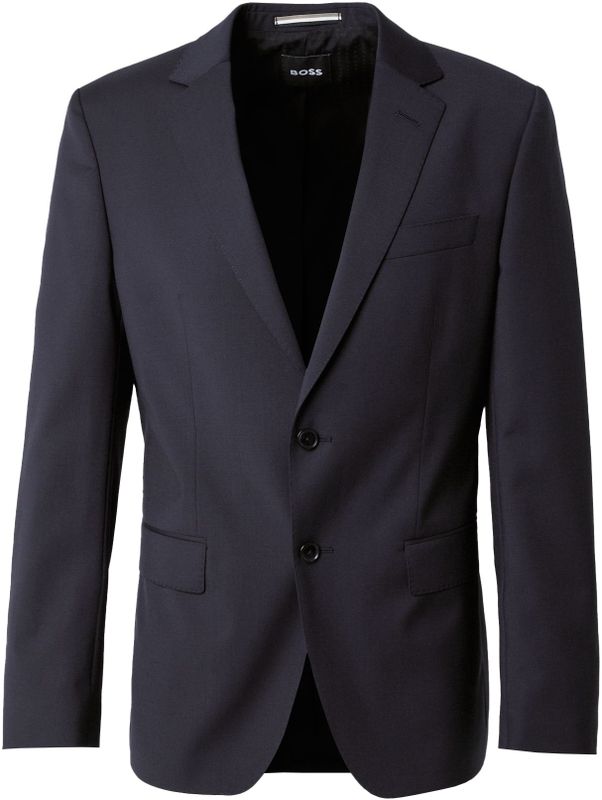 BOSS - 2-knoops Colbert - Viscosemix - Regular Fit - Reverskraag