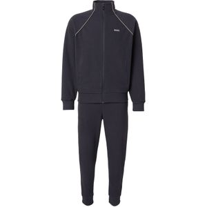 BOSS Joggingpak  nachtblauw / wit