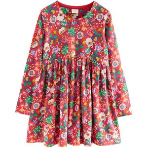 Next Jurk  gemengde kleuren / rood