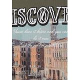 KEYLARGO - Klpostcard Round-Loos - T-shirt - Olijf - Katoen