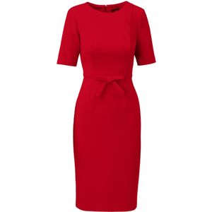 Adrianna Papell Kokerjurk 'Mini Bow Front Sheath Dress'  rood