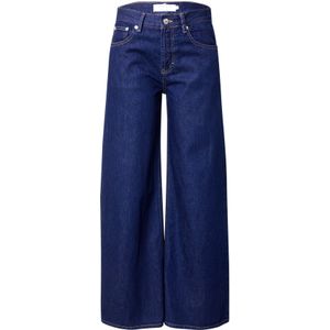 Jeans - Mid Rise Wide Leg Fit - Relaxte Pasvorm
