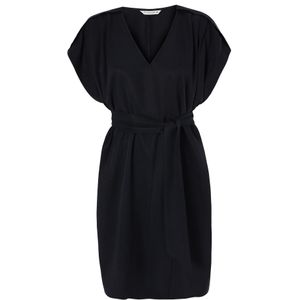 Tatuum - Ovita - Damesjurk - Marineblauw - Korte Mouwen - V-hals