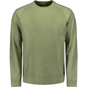 Ronde Hals Trui - Wafelstructuur - Pullovers