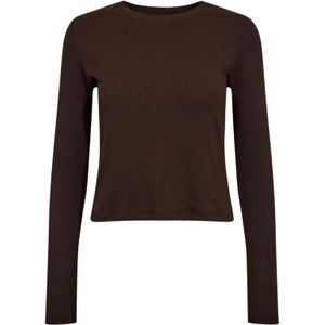 NÜMPH Shirt 'Nuriley'  donkerbruin