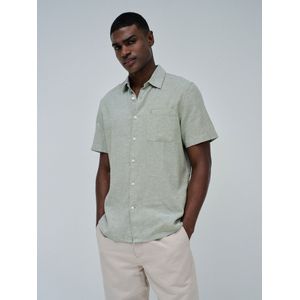 Salsa Jeans Overhemd  pastelgroen