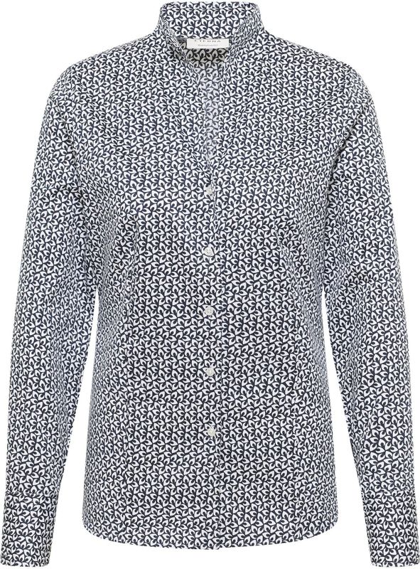 Eterna - Overhemdblouse - Navy - Fitted - Easy Iron