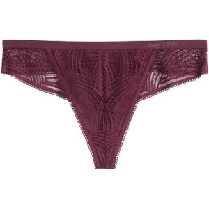 Marc O'Polo String ' Timeless Lace '  bordeaux