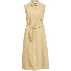 OBJECT Blousejurk 'OBJAviana'  donkerbeige