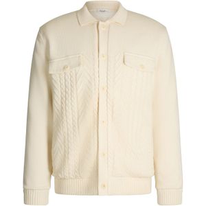 JOOP! Jeans Gebreid vest 'Walto'  crème