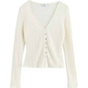 Next Gebreid vest  ecru