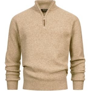 INDICODE JEANS Trui 'INPeace'  beige