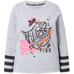 LAURASØN Sweatshirt  lichtgrijs / gemengde kleuren