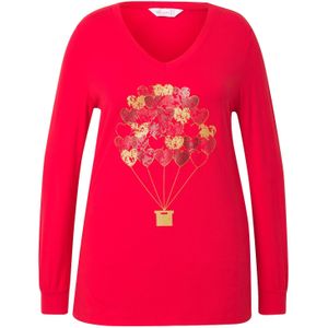 MIAMODA Shirt  brons / goud / rood