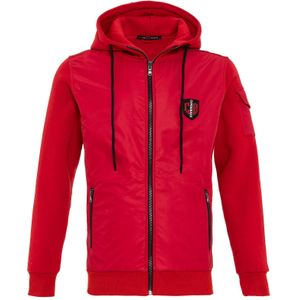 CIPO & BAXX Sweatvest  rood / zwart