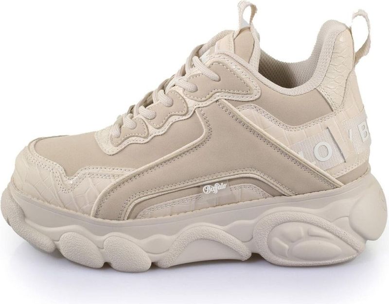 BUFFALO Sneakers laag 'Cld Chai'  beige / lichtbeige / wit