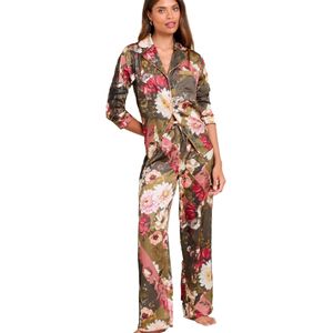 Lipsy Pyjama  beige / kaki / olijfgroen / pink / rosa