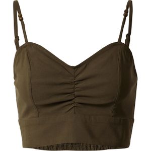 ABOUT YOU Top 'Betty'  donkergroen