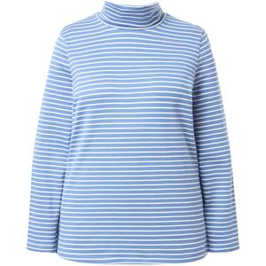 Ulla Popken Shirt  lichtblauw / wit