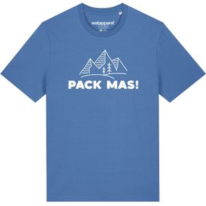 Watapparel Shirt ' Pack mas! '  lichtblauw / gemengde kleuren