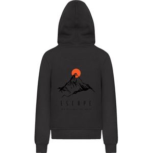 F4NT4STIC Trui 'Escape Discover the World Mountain'  zwart