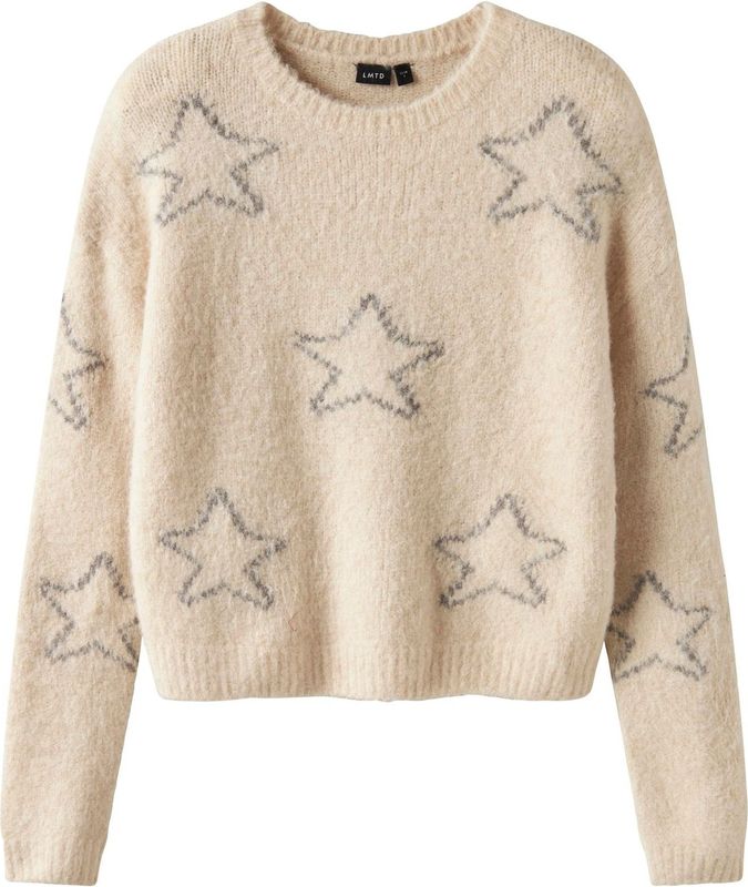 LMTD Trui  grijs / wolwit