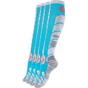 Stark Soul Sportsokken  neonblauw / donkergrijs / grijs gemêleerd / vuurrood