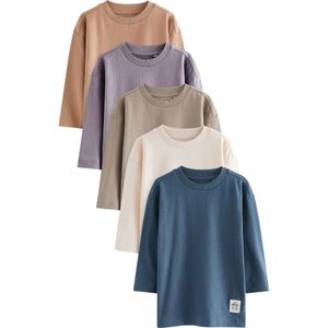 Next Shirt  beige / nude / marine / bruin / lila