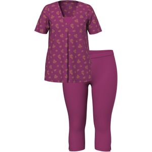 Ulla Popken Pyjama  bruin / cyclaam