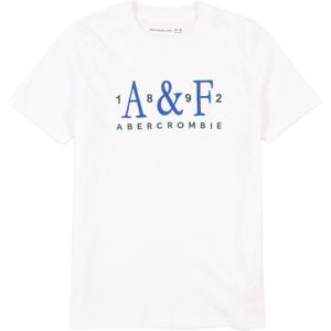 Abercrombie & Fitch Shirt  blauw / marine / wit