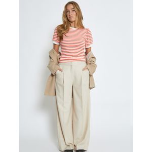 minus Shirt 'Johanna'  watermeloen rood / wit