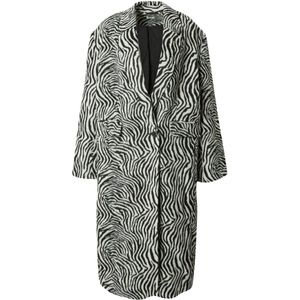 ABOUT YOU x Emili Sindlev Tussenmantel 'Thora'  zwart / wit