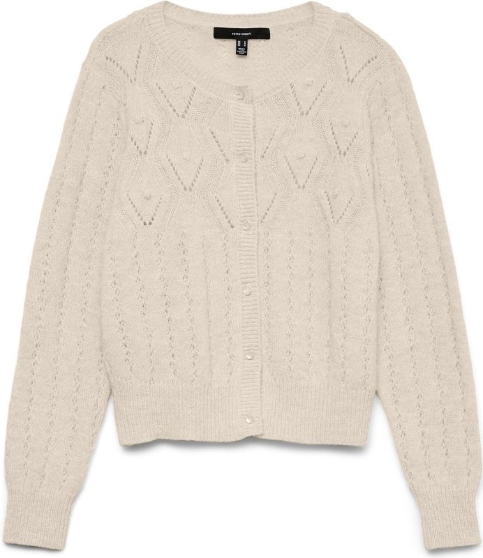 Vmsaia - Gebreid Vest - Regular Fit - O-hals - Lange Mouwen