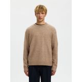 Gebreide Trui - Relaxed Fit - Ronde Hals - Lange Mouwen