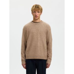 Gebreide Trui - Relaxed Fit - Ronde Hals - Lange Mouwen