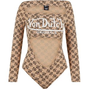 Shirt body 'Piece' - Slanke Pasvorm - Lange Mouw - Logoprint