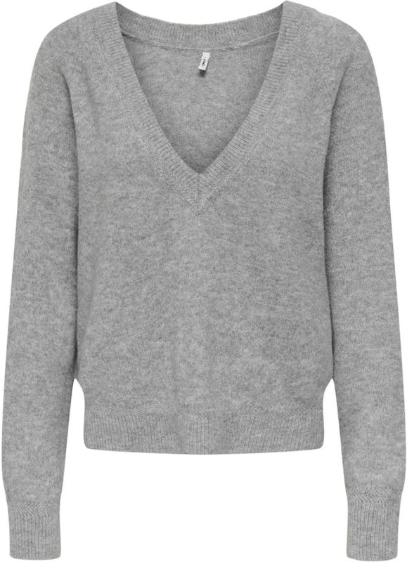 ONLY - ONLRene - Trui - Grijs Gemêleerd