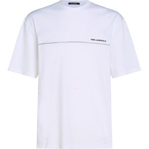 Karl Lagerfeld Shirt  zwart / wit