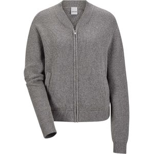 MADELEINE Gebreid vest  grijs