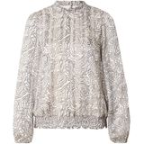 Regular fit blouse met opstaande kraag en paisleymotief