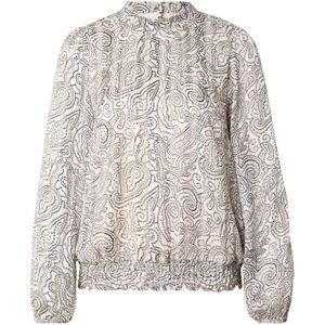Regular fit blouse met opstaande kraag en paisleymotief